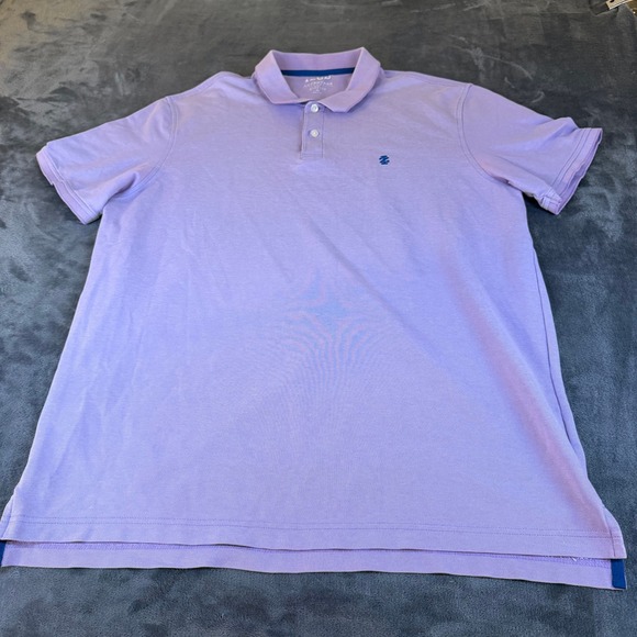 IZOD Advantage Performance Stretch Polo Shirt Lilac Purple Mens Extra Large - Picture 1 of 9